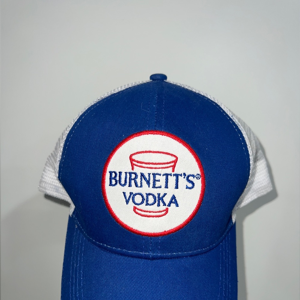 BURNETT’S VODKA- Red White and Blue Trucker Hat